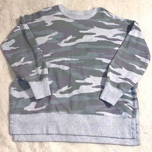 Aerie camo crew neck